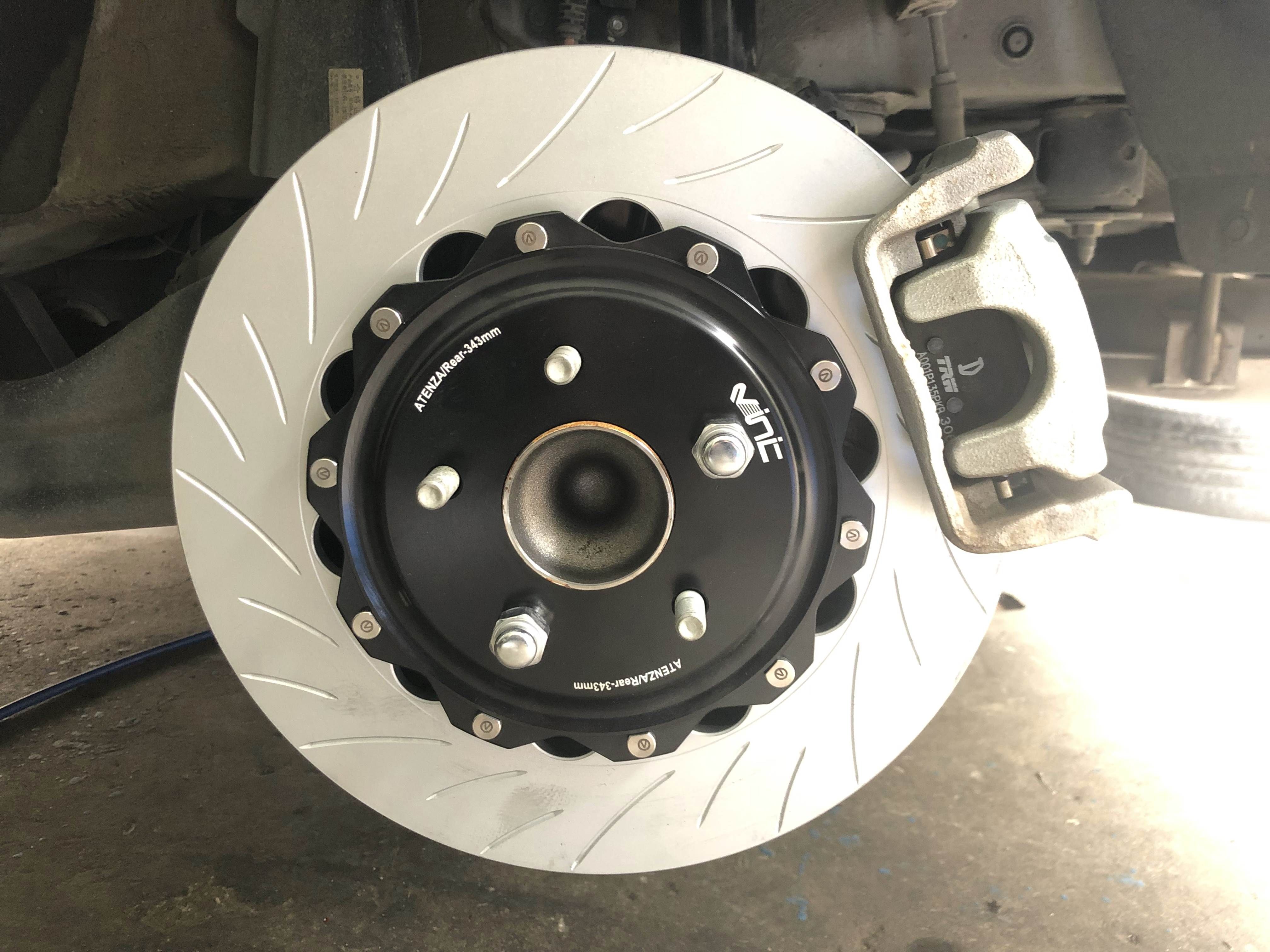 阿特兹可以改大刹车盘吗,阿特兹改vinci刹车