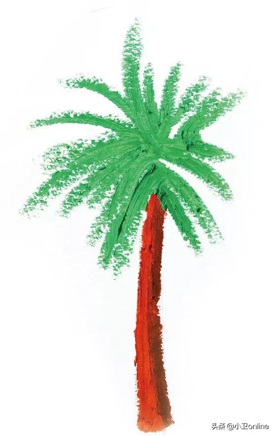 油画棒森系小清新插画教程,油画棒教程简单新手插画