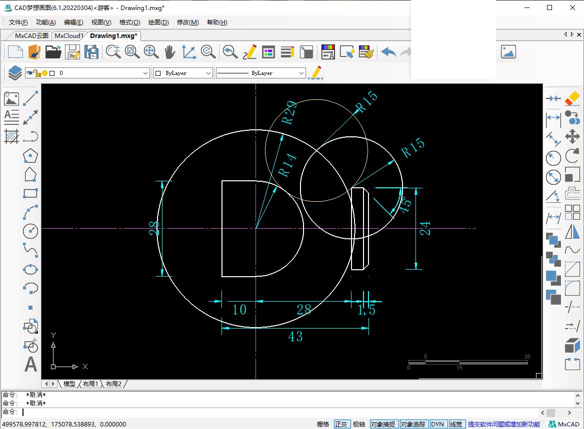 cad平面螺旋线绘制教程,cad圆形指示线怎么画