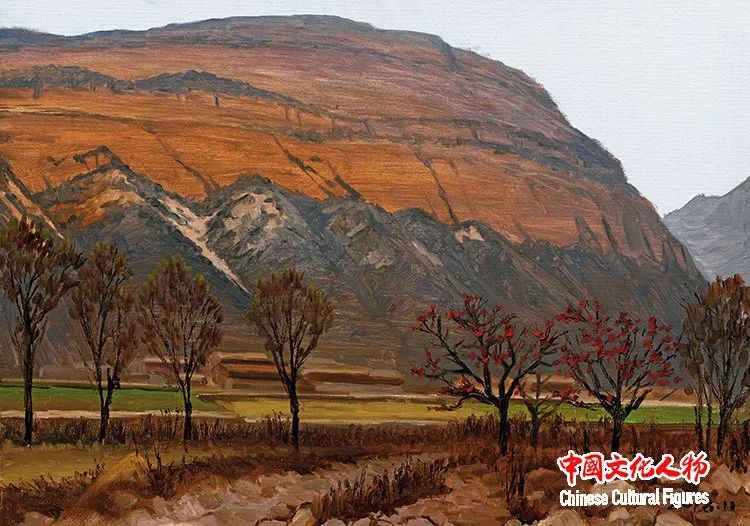 韩玉臣太行山写生油画水平,韩玉臣美术展