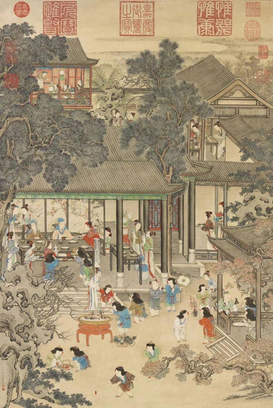 岁朝清供图都画的什么有什么寓意,中国文人画岁朝清供图