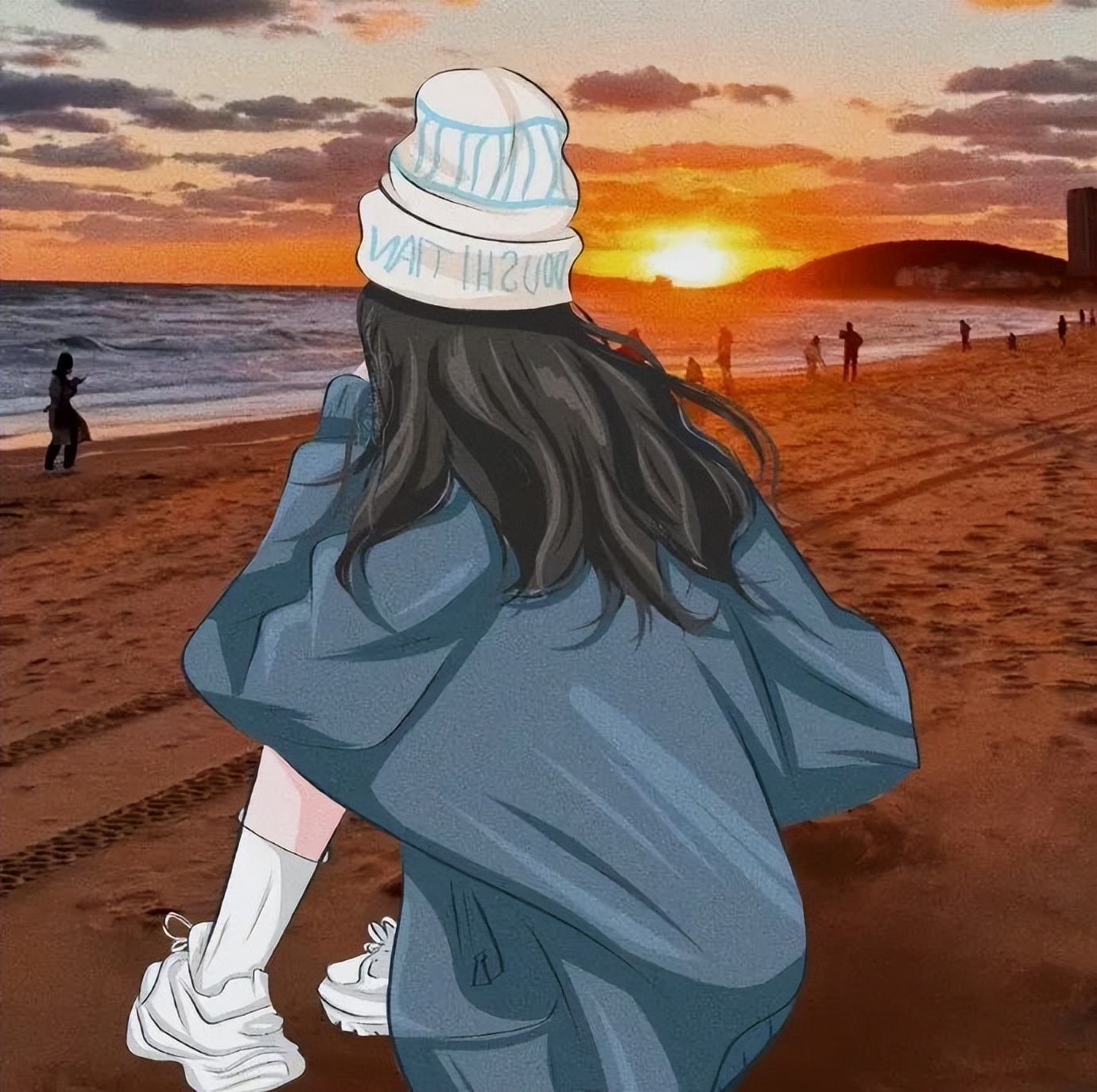 仙气女头像真人氛围感超强,情侣头像氛围感高级照片