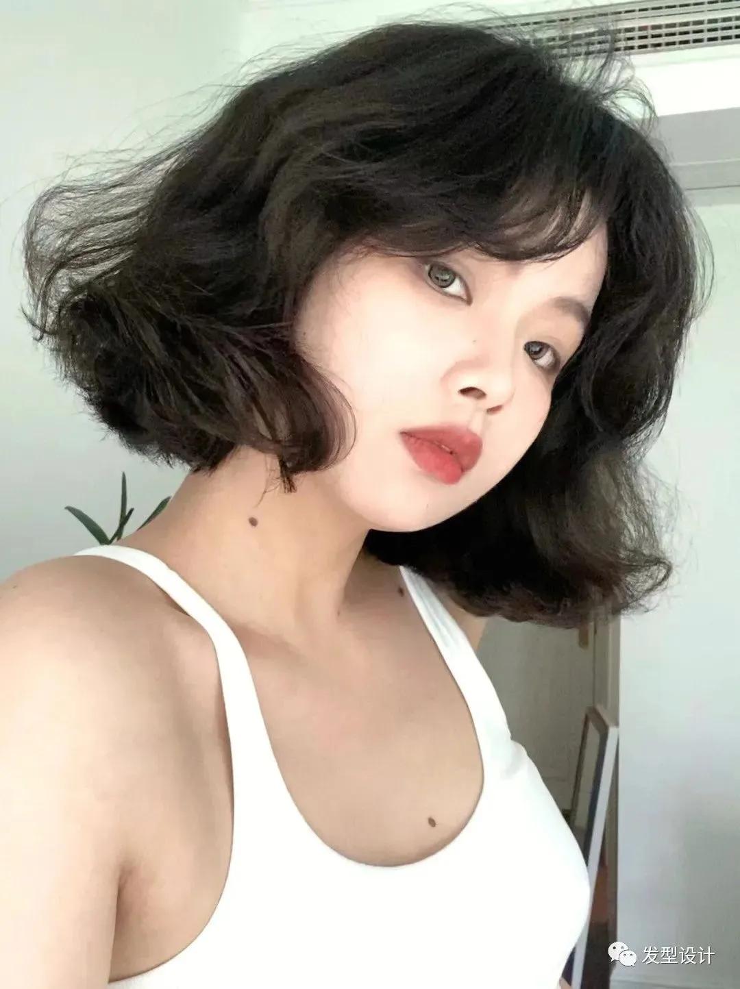 短发推荐大圆脸利落,2021圆脸大脸最火短发