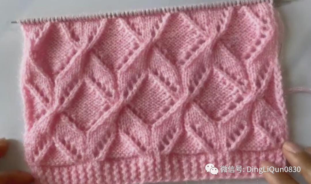 500个毛衣花样完整大平针版,毛衣华夫针花型图案大全