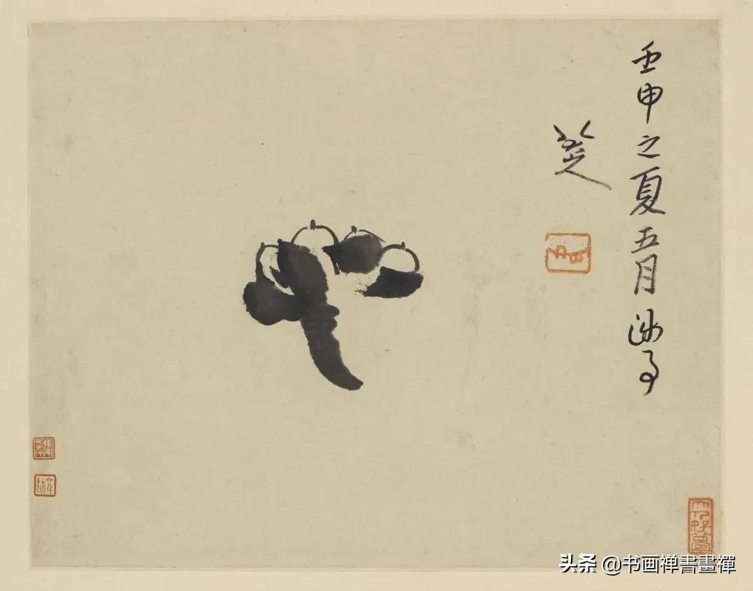 八大山人画山水画,八大山人作品欣赏国画