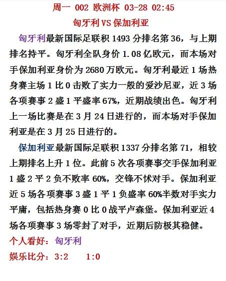 欧洲杯预测今日推荐胜平负,6.27欧洲杯比分预测