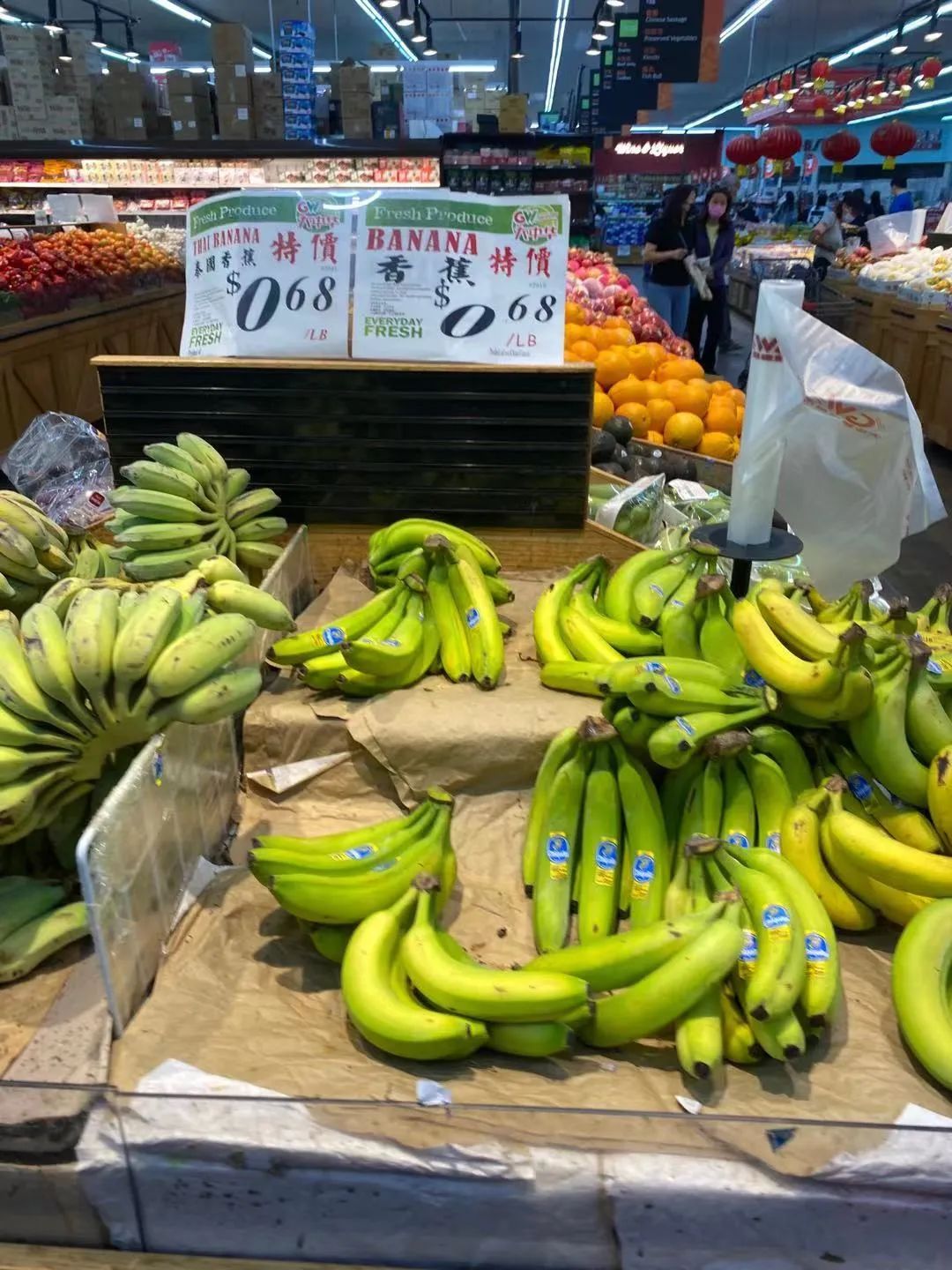 美国的中国超市物价,国外超市真实物价