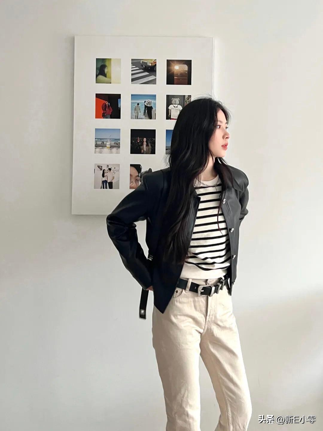 2024早春新款皮衣大码,一件皮衣有多百搭