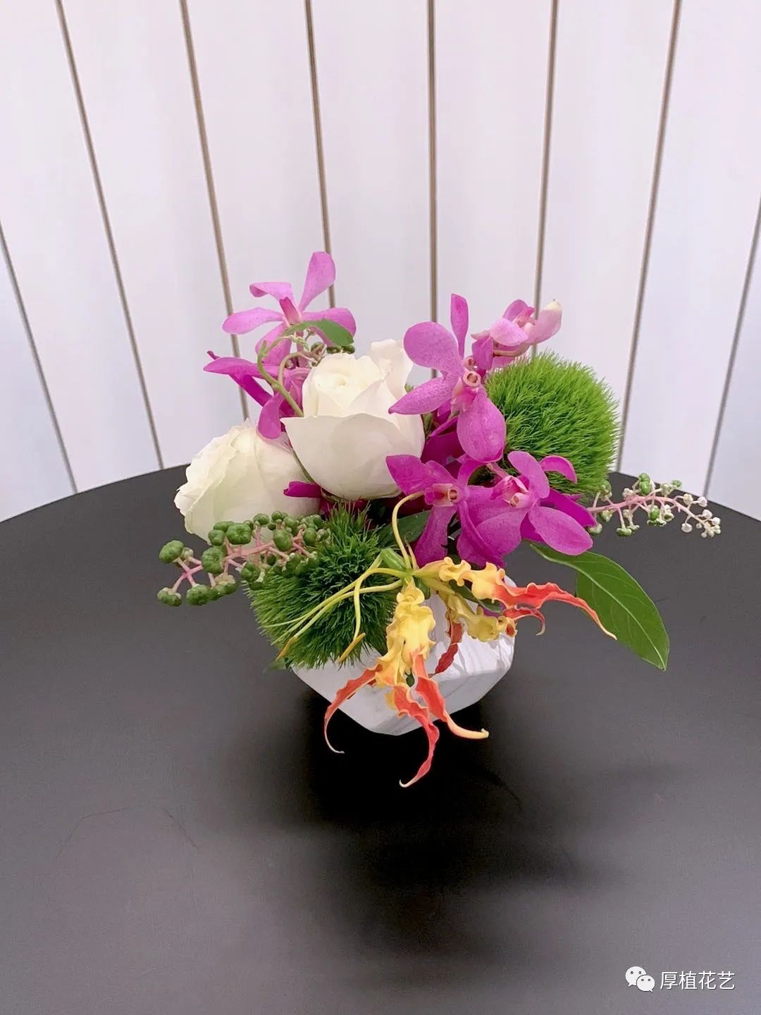 商务前台鲜花,前台花选择