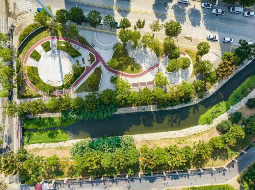 口袋公园生态美景,口袋公园小景观