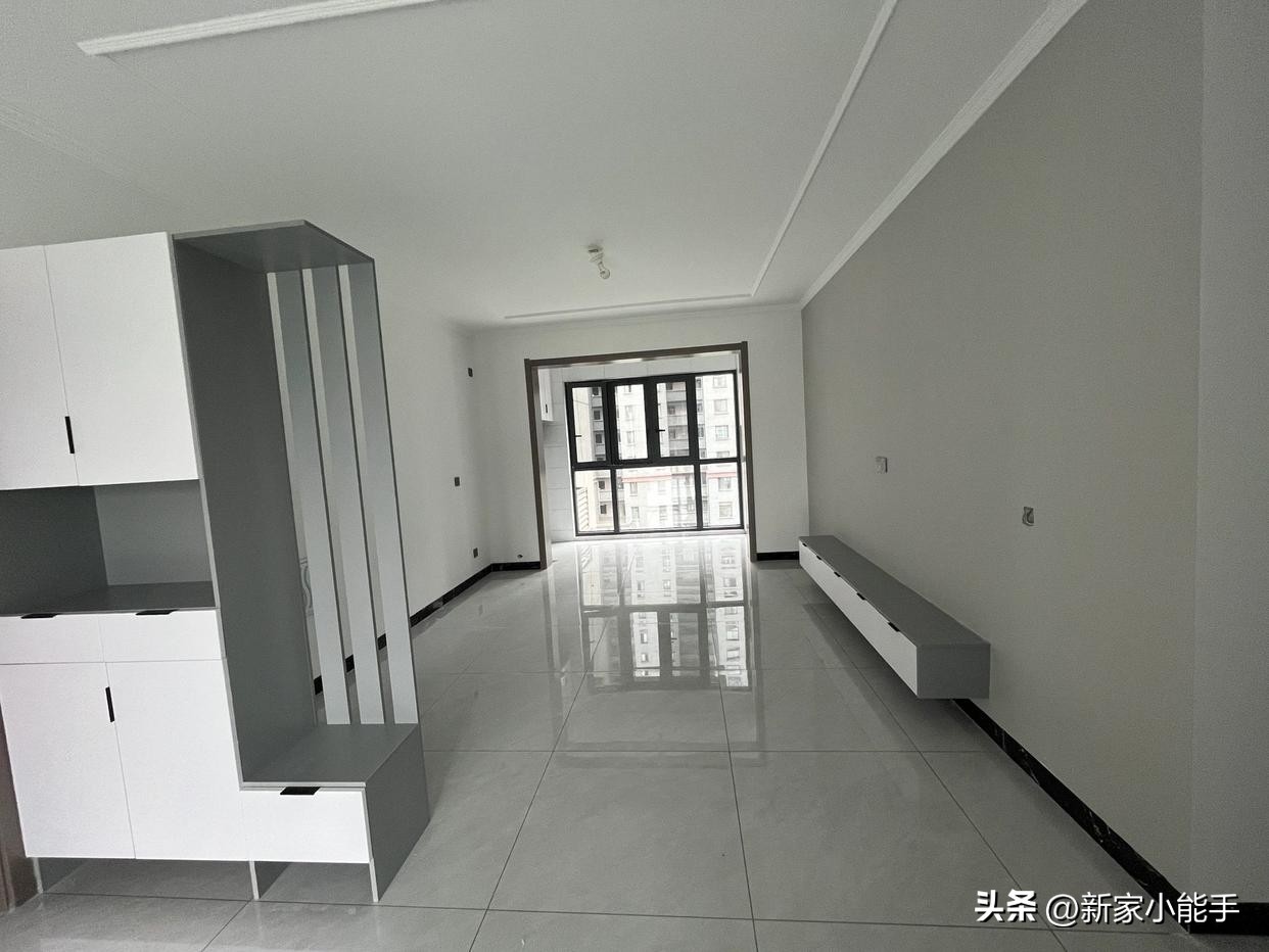 小平米极简装修不做电视墙,全屋装修不做天花效果图