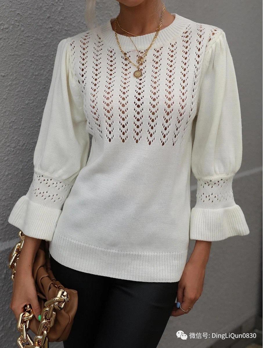 针织长袖衬衫搭配图片,针织衬衫如何穿出特色