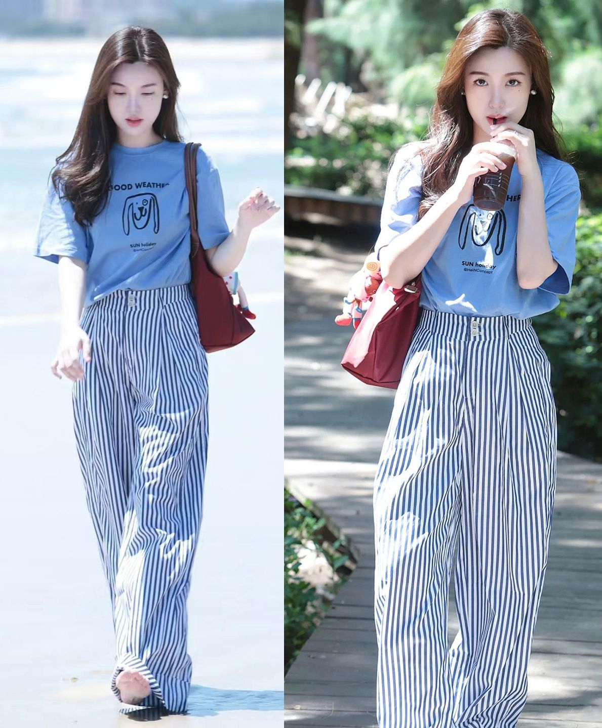 夏季时髦的穿搭是一种美,冬季穿搭不用多两衣一裙就足够了