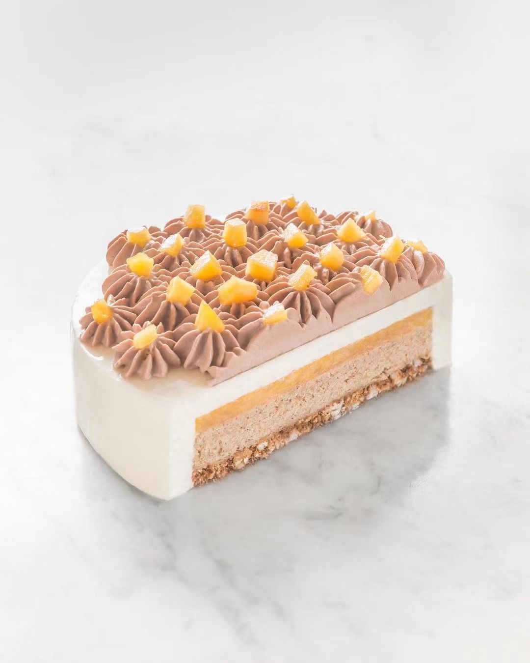 蛋糕切面,蛋糕两层夹心切面图片