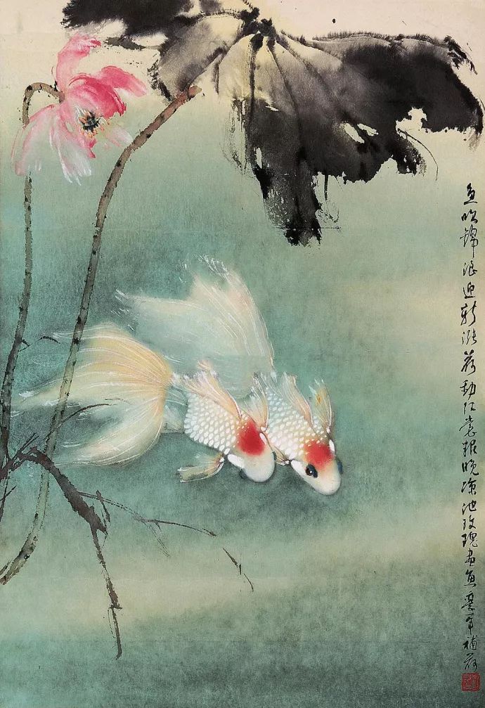 留得枯荷听雨声：枯荷诗词5首；赵少昂的残荷之美，惊艳了时光