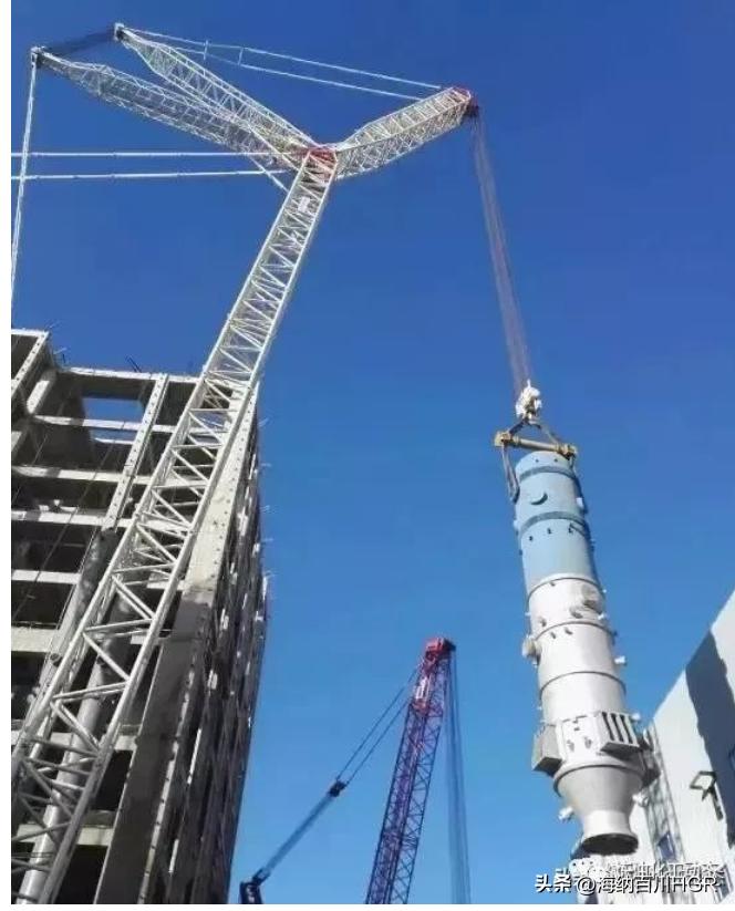 化工装备大发展641-2020年大连金重4000吨级世界最大多喷嘴气化炉