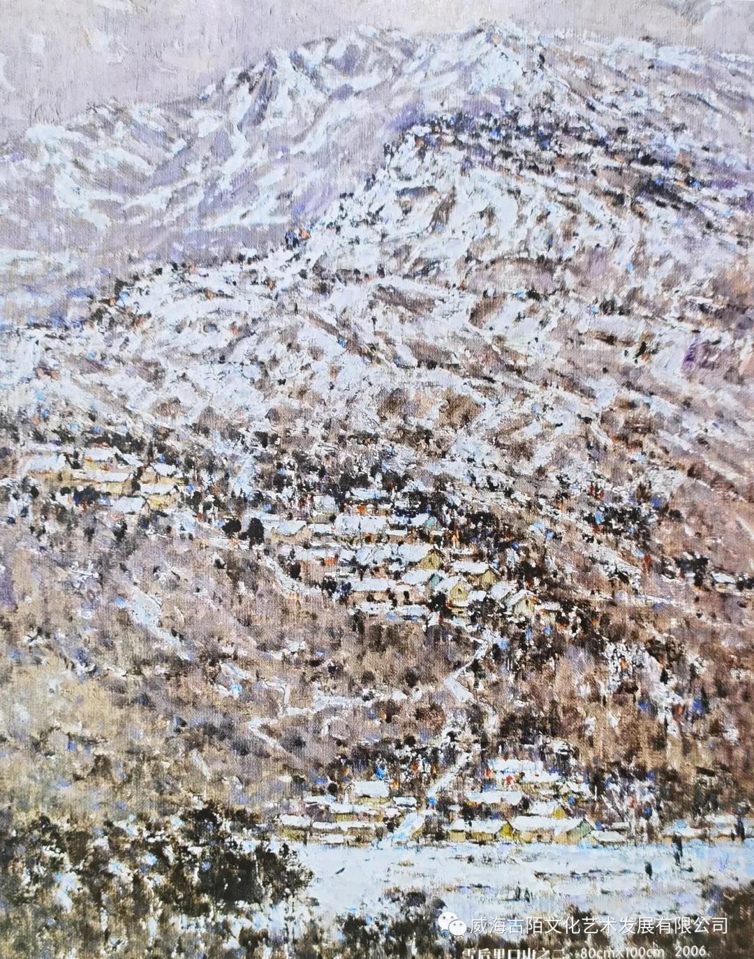 快雪时晴赵孟頫题跋,夏俊波油画