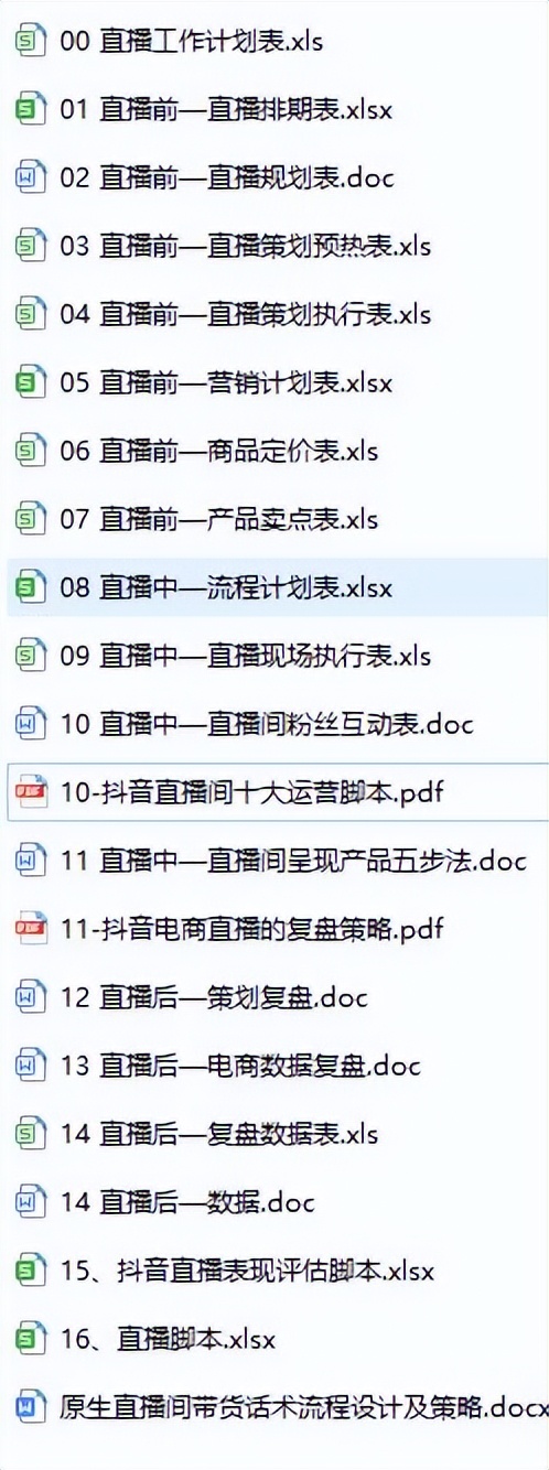 直播间脚本话术学习,直播间台词脚本大全