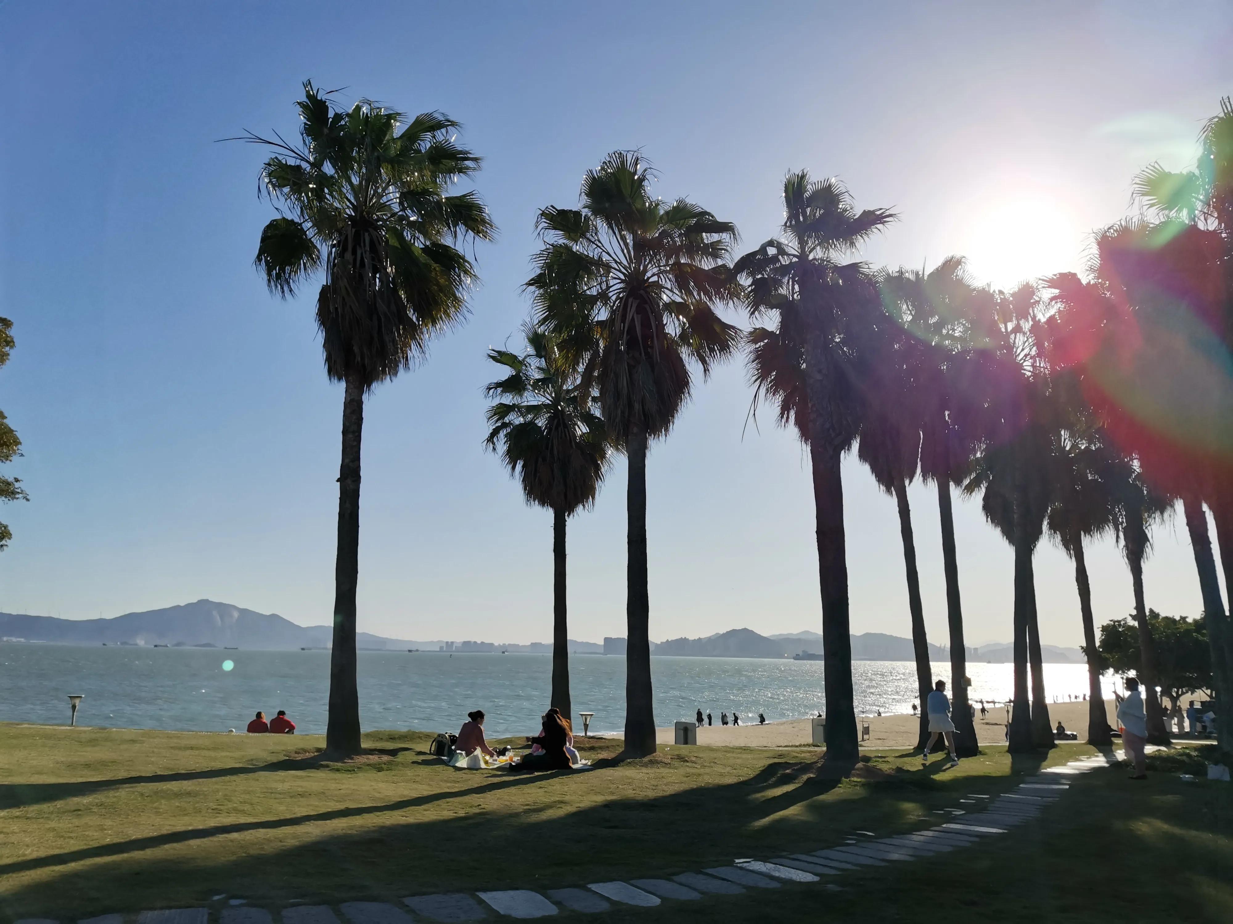 厦门的蓝天白云大海,厦门的海厦门的天空