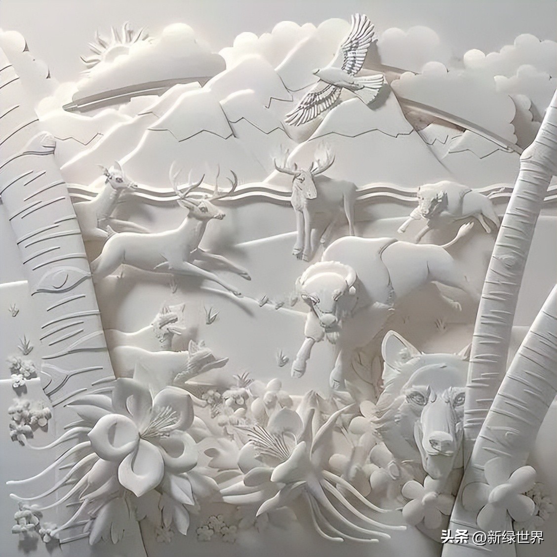 一组纸艺作品,令人惊艳的纸艺作品