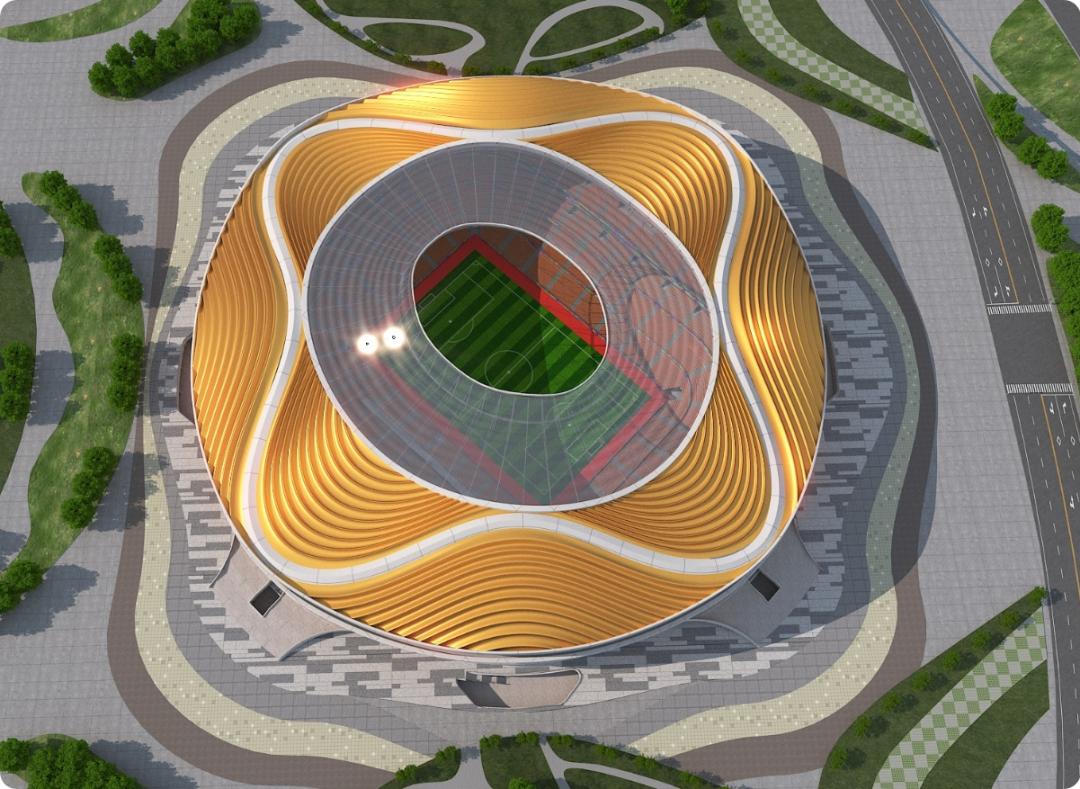 山东首座专业足球场首秀,山东首个6万座足球场新进展