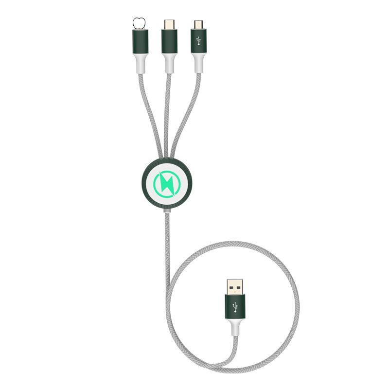 三合一充电线大品牌,品牌的手机充电线三合一快充短款
