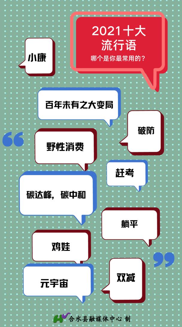 2021年度中国媒体十大流行语,2021年度十大流行语是否评判正确