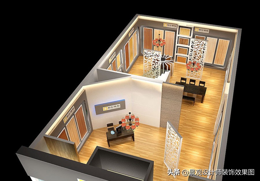 木地板店设计效果图大全集,品牌地板专卖店设计效果图大全