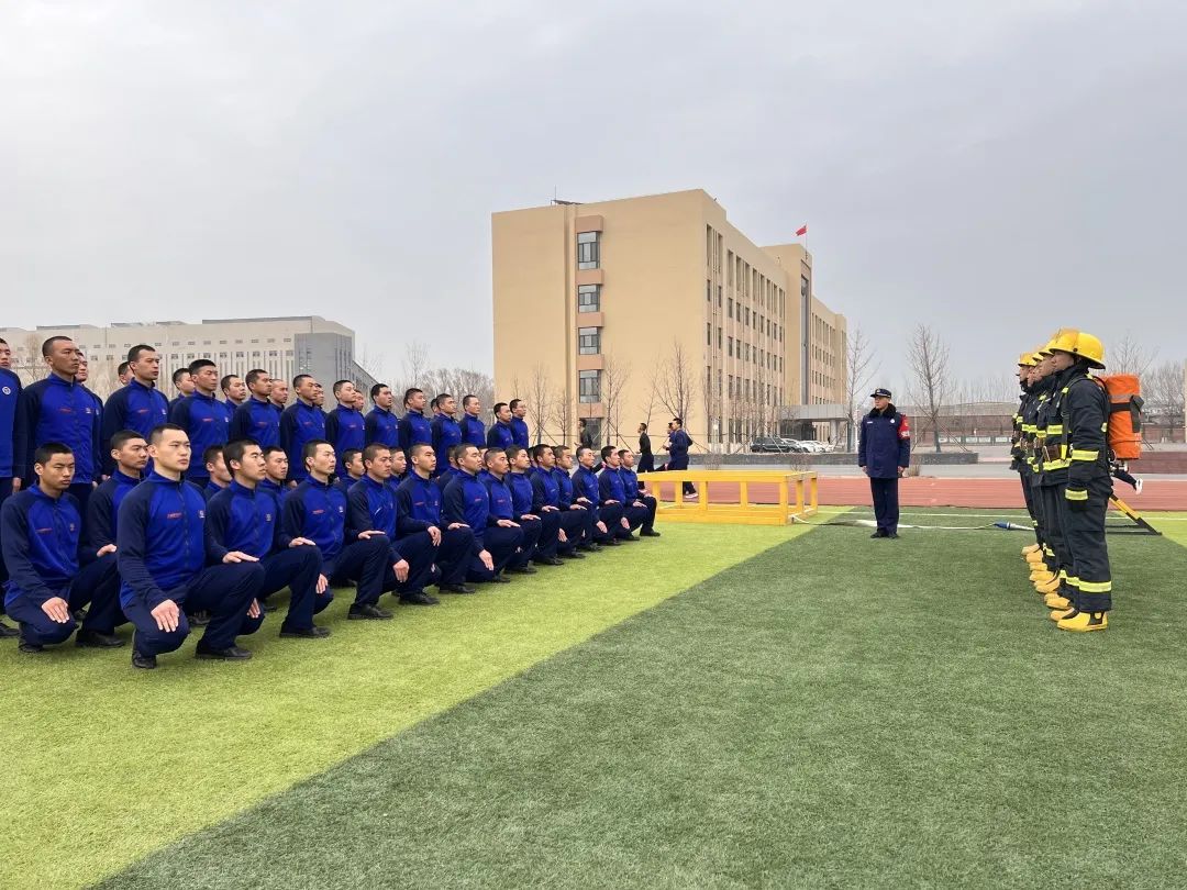 新蓝出征消防员,新消防员总队集训