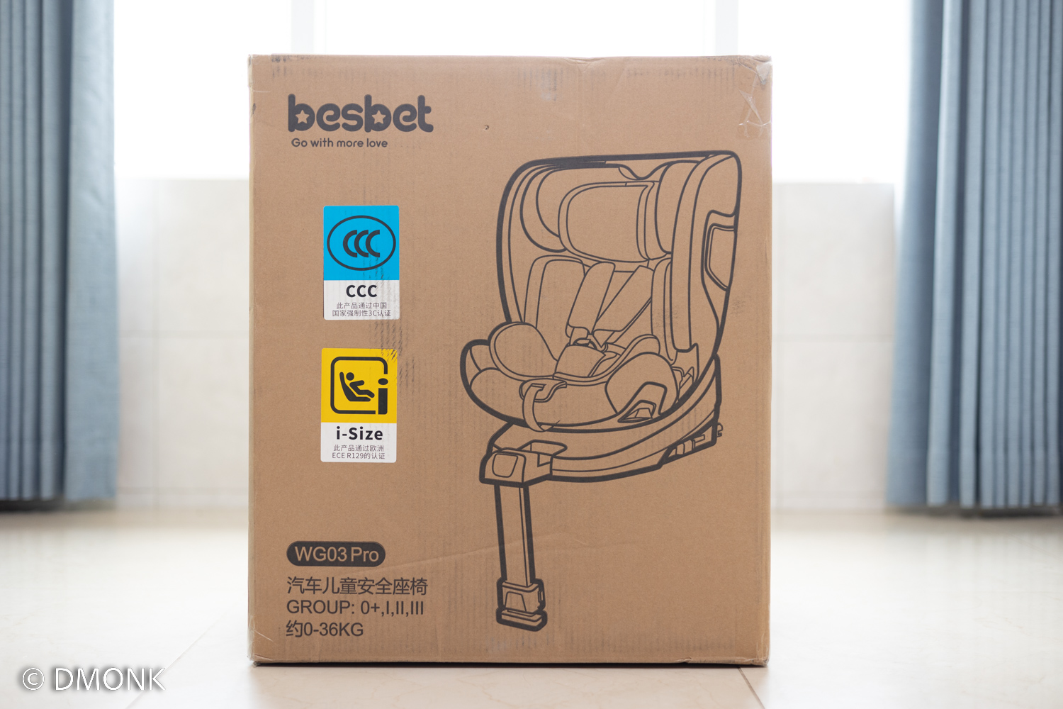 从小坐到大！宝宝的头等舱——Besbet悦享儿童安全座椅