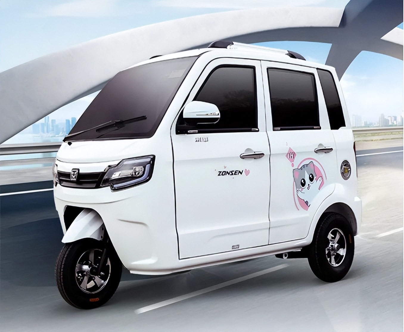 宗申全封闭电动三轮最新款,宗申有油电混动封闭三轮车