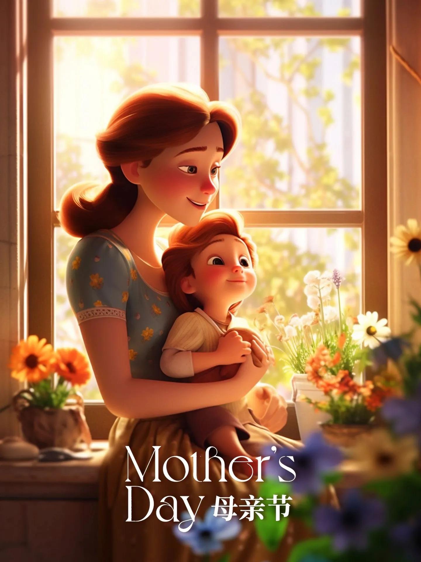 感恩母亲节的精美图片横屏,母亲节快乐的海报图片