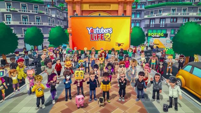 《实况主模拟器2》美术与系统再进化，成为当红创作者吧