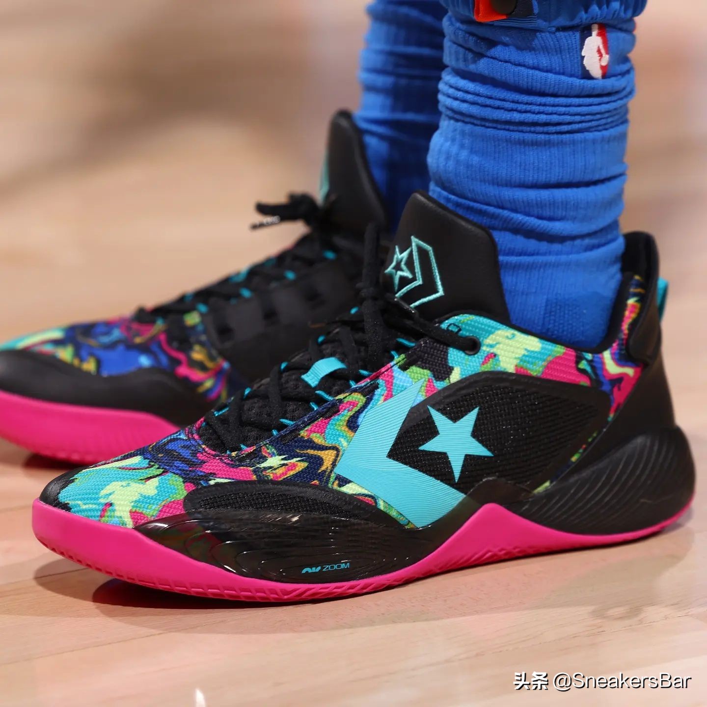 今日nba球星上脚球鞋一览2019,nba球星球鞋每日上脚詹姆斯