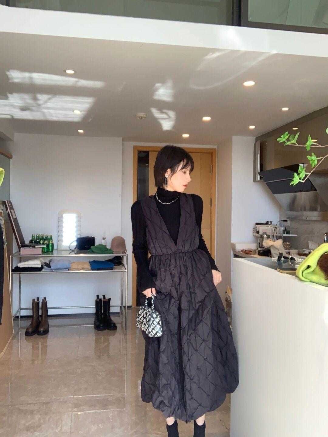 今年流行羽绒服连衣裙,羽绒裙新款连衣裙