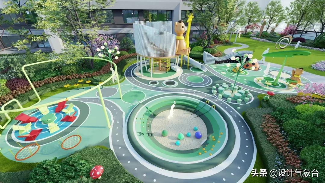 滑梯儿童房间小空间设计,室内儿童游乐场如何设计