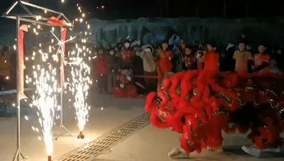 滨州黄河楼新春花灯艺术节,滨州黄河楼灯会小孩子玩的