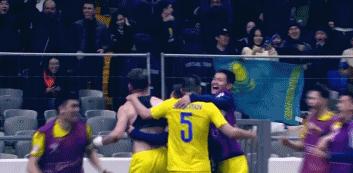 哈萨克斯坦vs丹麦被逆转,哈萨克斯坦3-2胜丹麦集锦