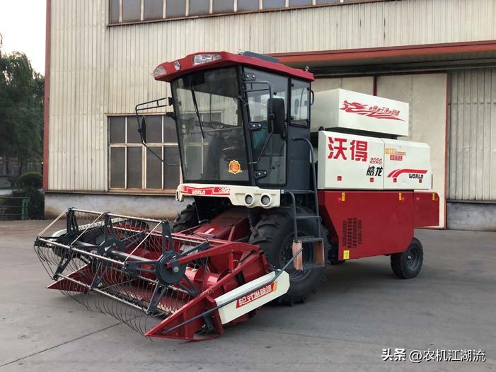 江苏省沃得收割机,江苏沃得8.0履带收割机