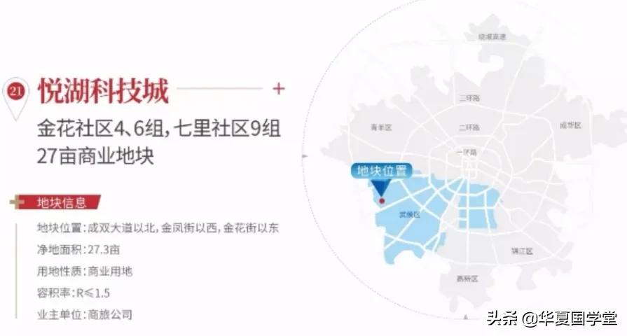 2022年武侯重大项目投资清单发布，看悦湖科技城这个区域如何布局