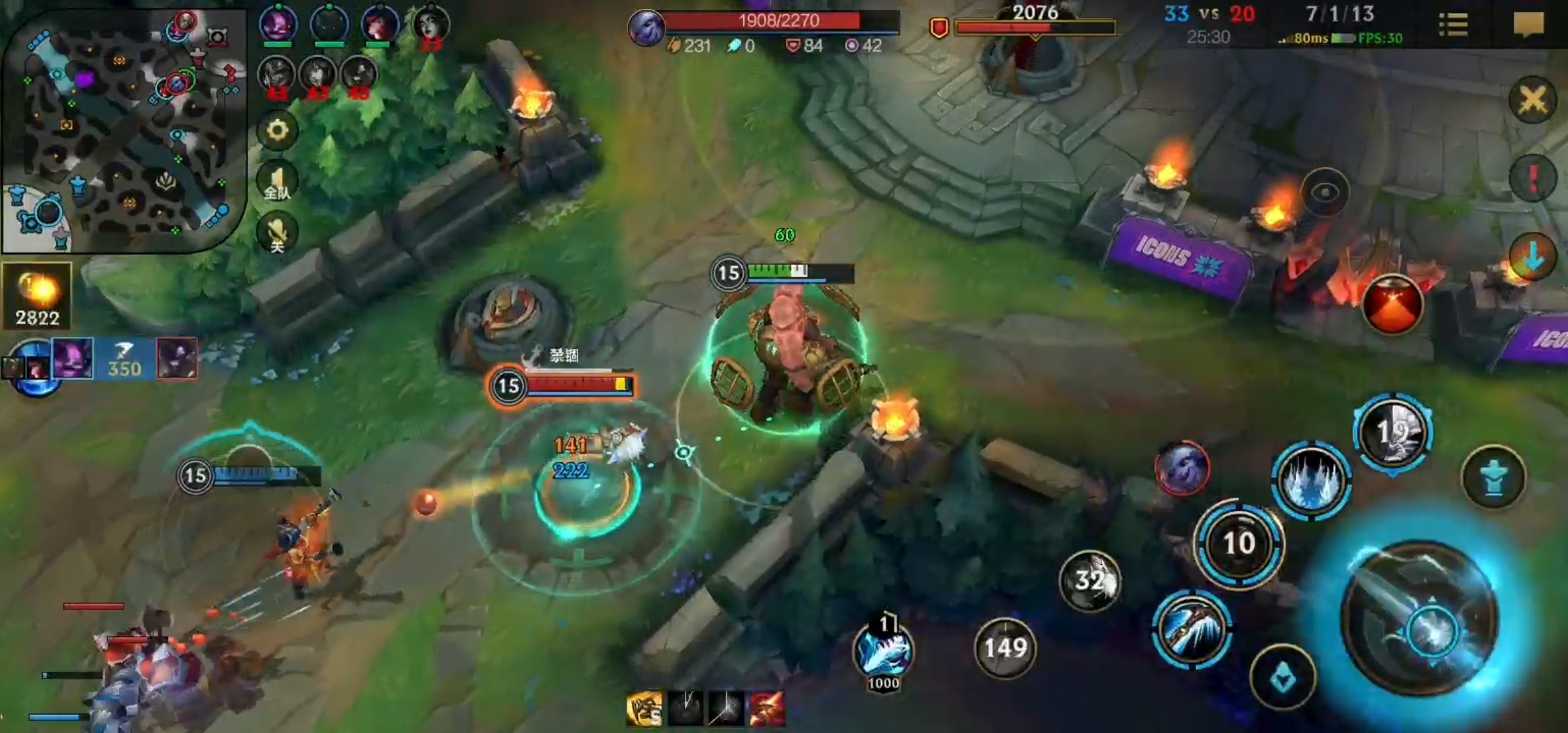 英雄联盟手游蔚打野思路与技巧,联盟手游新版本强势英雄中单