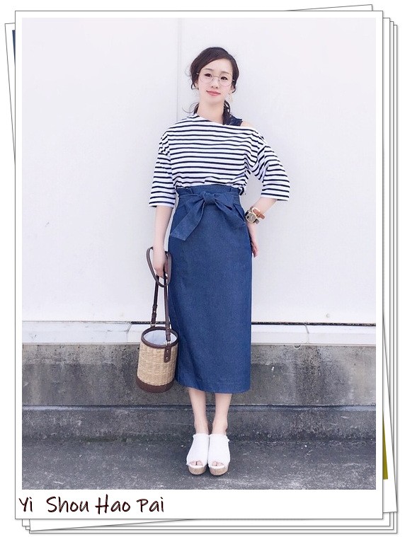 横条纹怎样穿显瘦,横条纹不显胖怎么穿