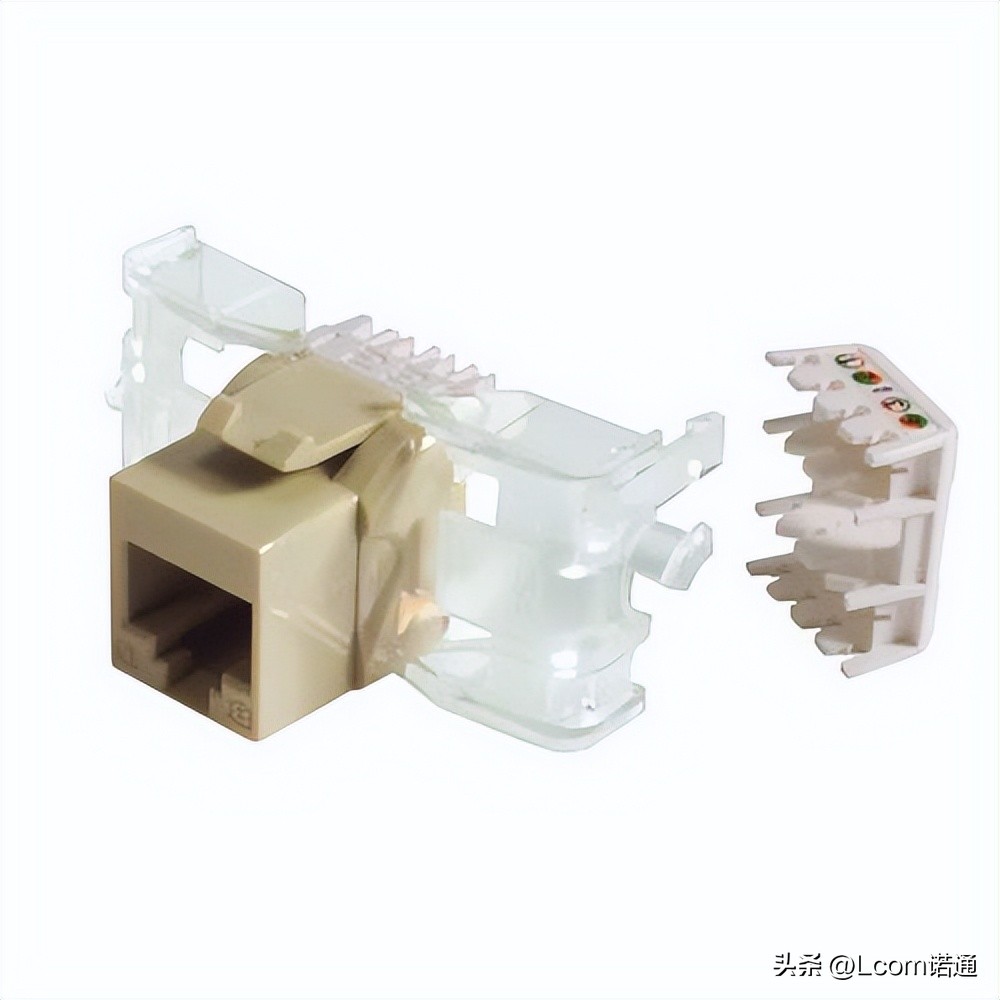 水晶头母头正确接线方法视频,网线水晶头座安装方法