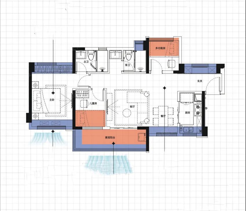 白云越秀星汇城二期,越秀白云星汇城钟落潭房型
