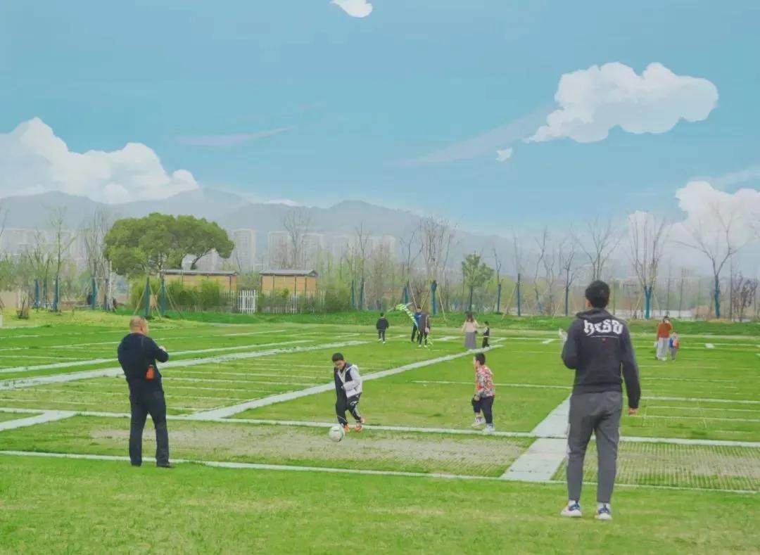 大草坪放风筝,草坪大风筝