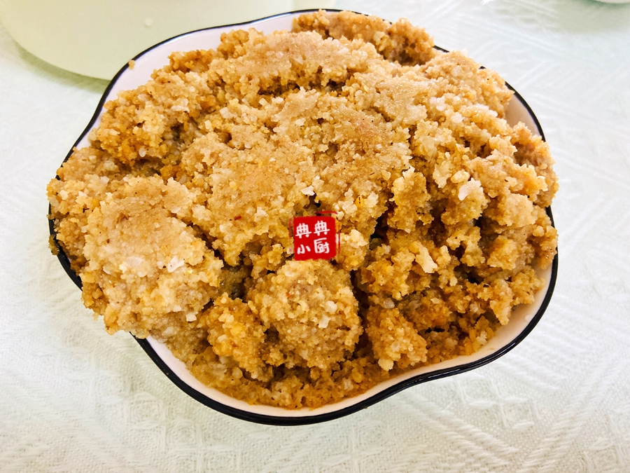 如何调制家常米粉肉,米粉肉软糯好吃