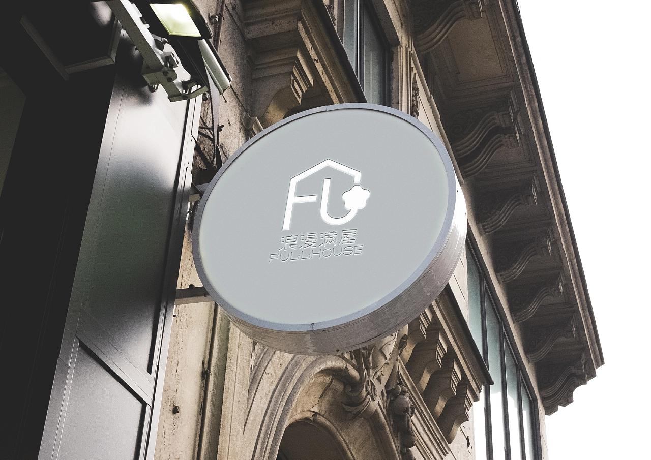 花店logo设计案例欣赏,一间花店logo设计理念