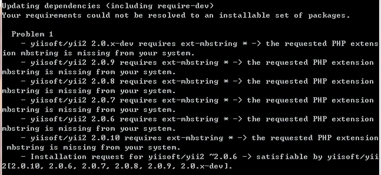 win7系统下安装yii2步奏