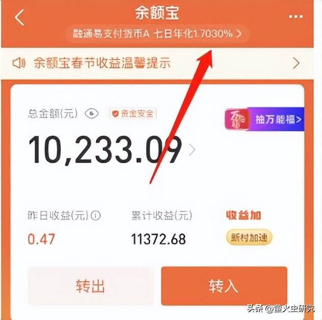 余额宝对接的哪只基金收益更高,余额宝选哪个基金好安全收益高
