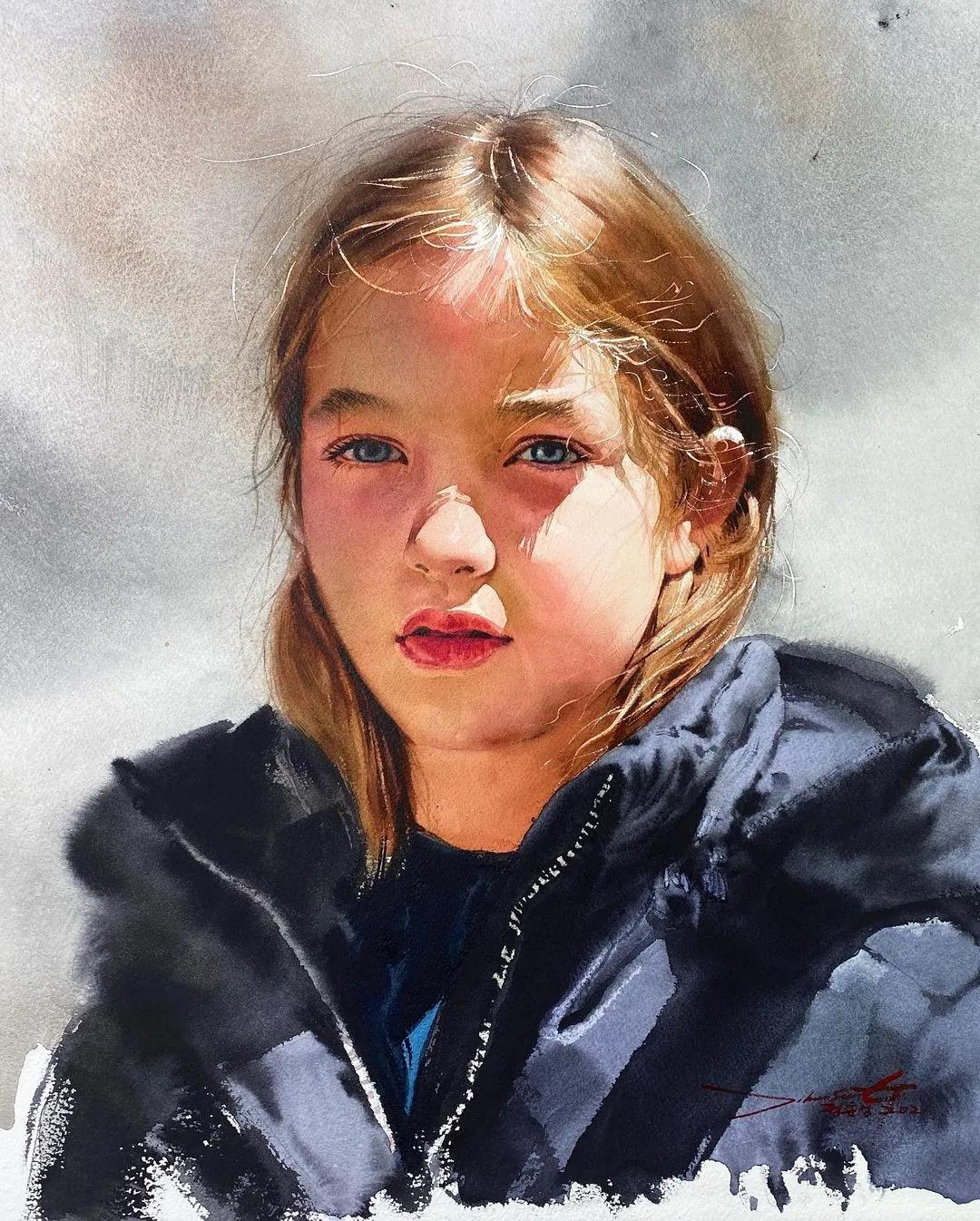 美得让人窒息的水彩,超级惊艳的水彩